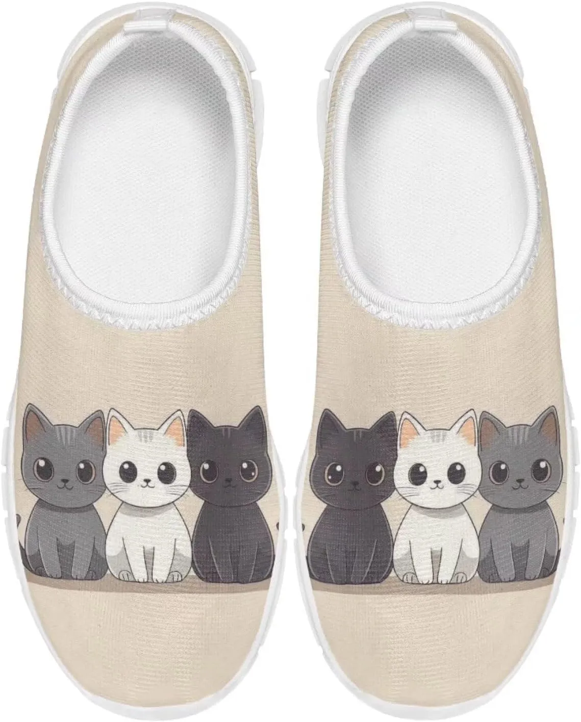 Doojoayie Little Girls Slip-On Walking Shoes for Kids Active Running Play