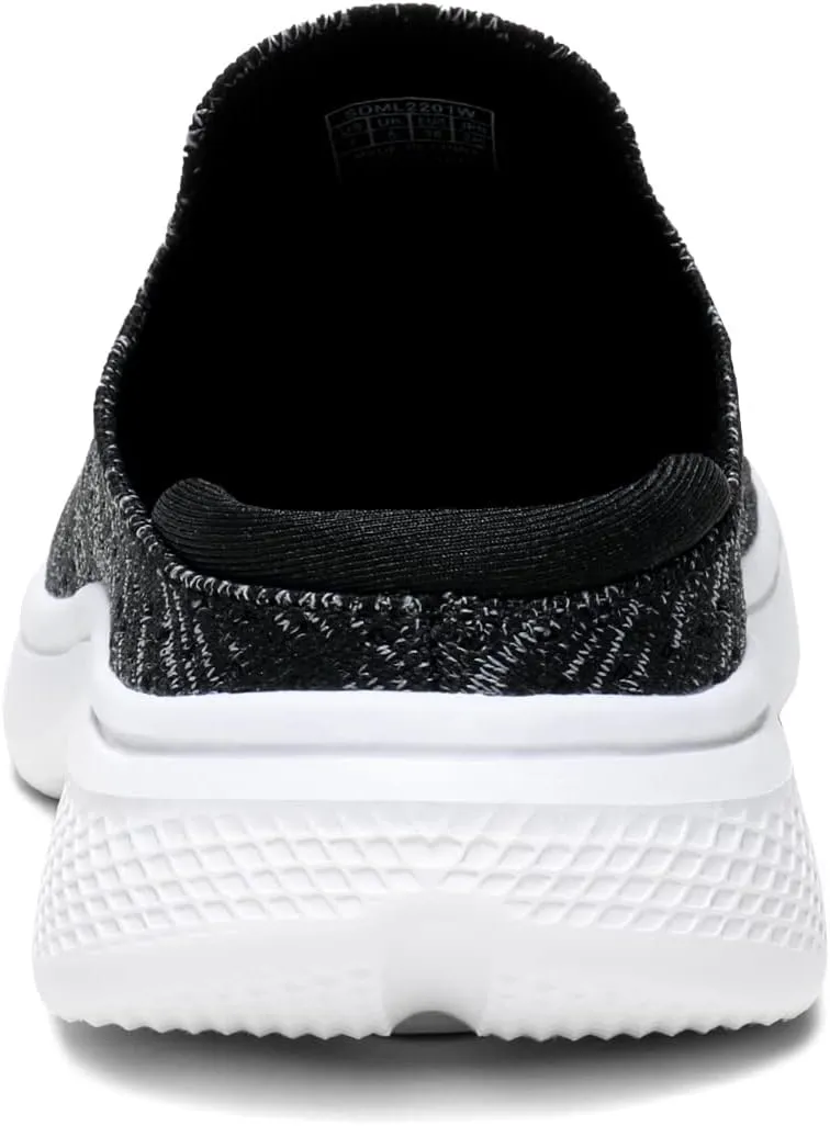 DREAM PAIRS Mules for Women Shoes Slip on Sneakers Knit Flats Lightweight Breathable Comfortable Walking Shoes