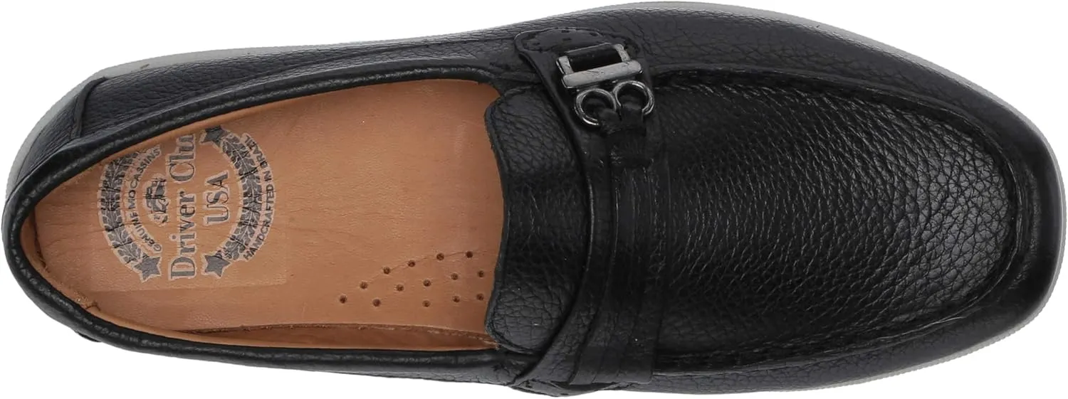 Driver Club USA Kids Boys/Girls Leather Driving Loafer with Rope Anchor Detail