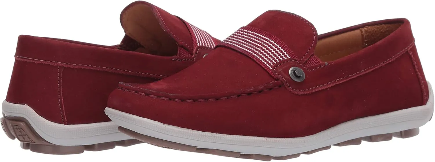 Driver Club USA Unisex-Child Boys/Girls Leather Luxury Fashion Driving Loafer with Grow Grain Detail