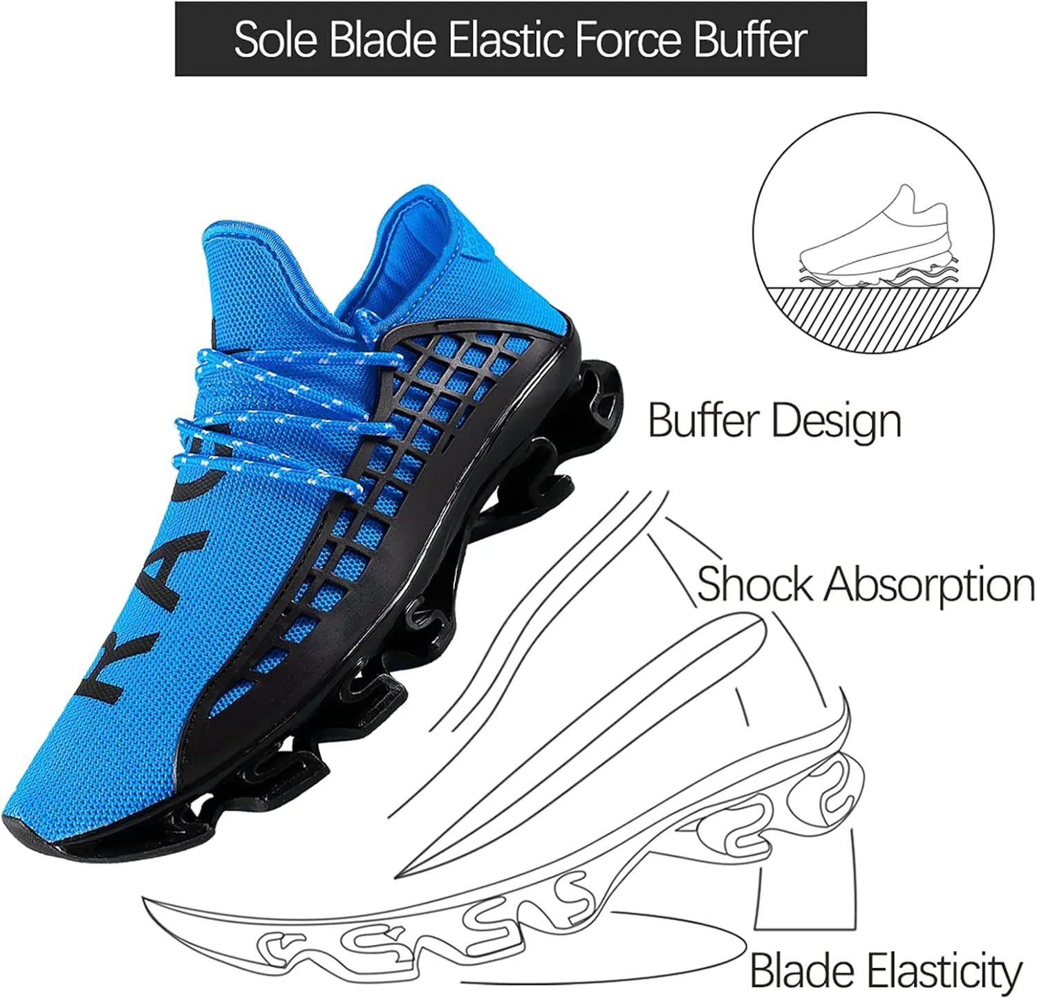 DUORO Mens Slip On Road Running Shoes Breathable Lightweight Comfortable Walking Shoes Athletic Gym Tennis Shoes for Men