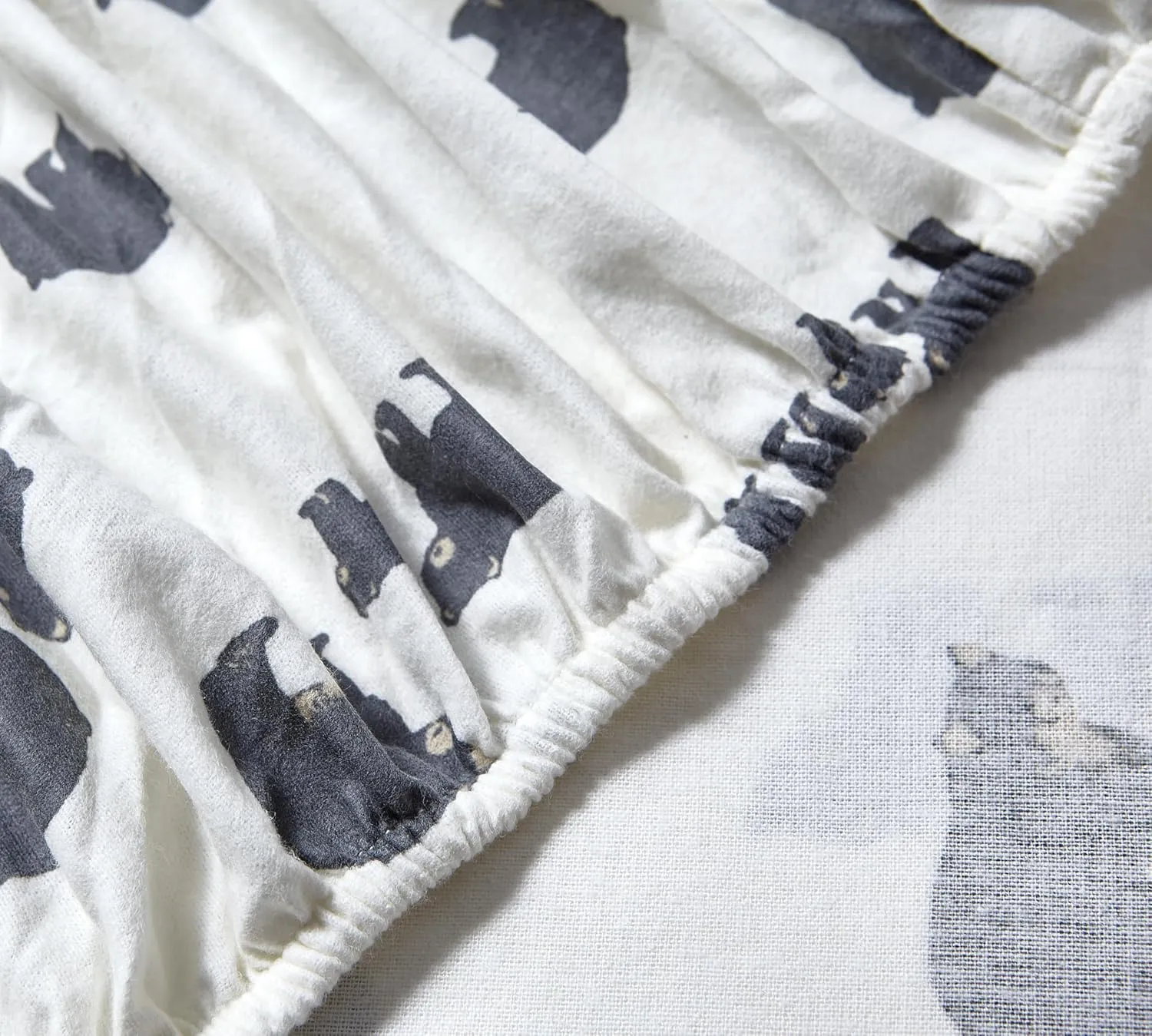Eddie Bauer - Queen Sheets, Cotton Flannel Bedding Set, Brushed for Extra Softness, Cozy Home Decor (Bear Family, Queen)