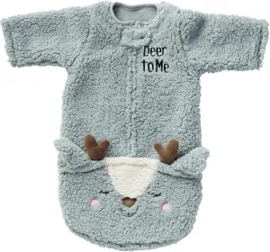 Enesco Baby Deer to Me Cozy Bag Onesie, Blue, One Size