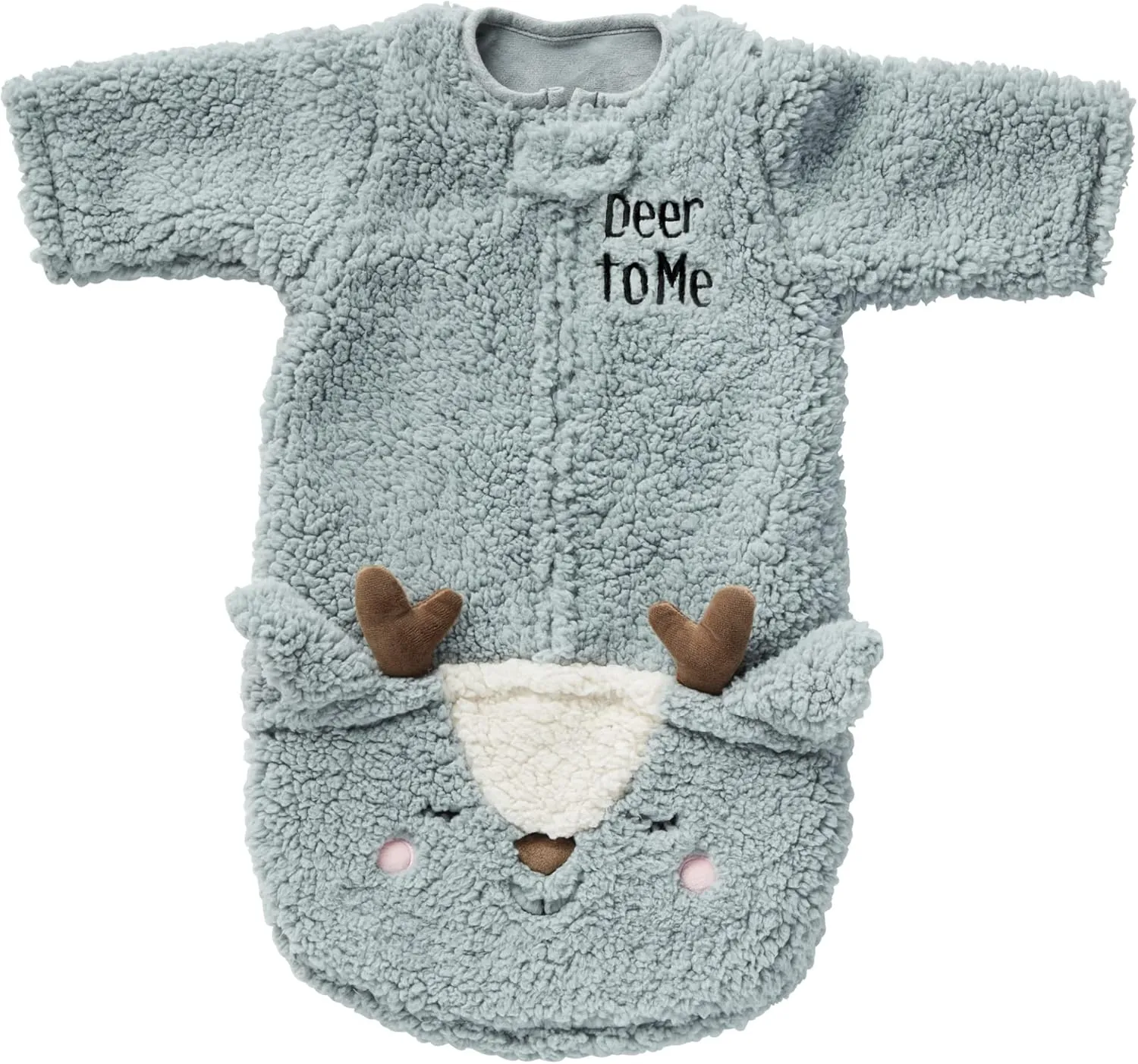 Enesco Baby Deer to Me Cozy Bag Onesie, Blue, One Size