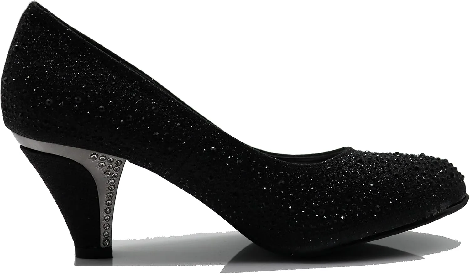 Enzo Romeo Lime01 Womens Open Toe Low Heel Wedding Rhinestone Wedge Sandal Shoes
