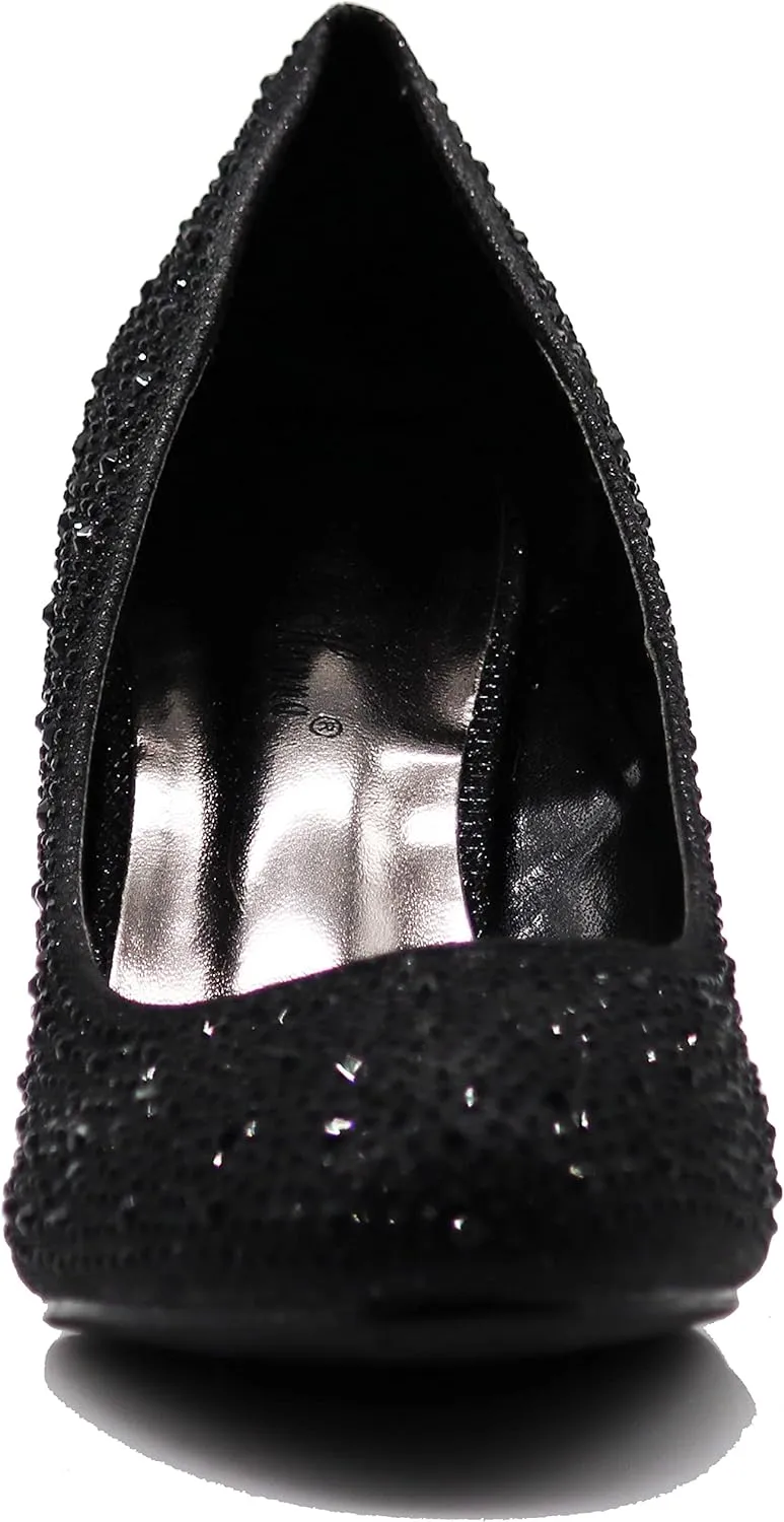 Enzo Romeo Lime01 Womens Open Toe Low Heel Wedding Rhinestone Wedge Sandal Shoes