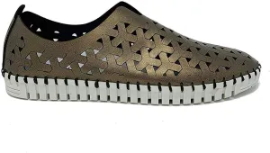 Eric Michael Womens European Casual Light Weight Slip On Flat