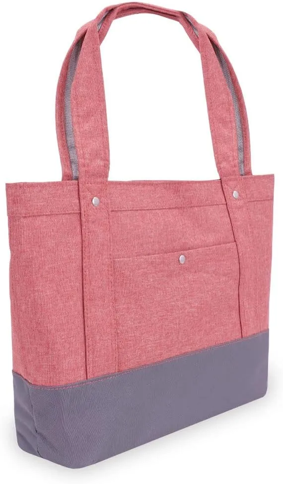 Everest 1002TB Stylish Tablet Tote Bag, Coral, One Size
