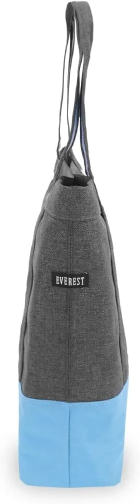 Everest Stylish Tablet Tote Bag, Charcoal, One Size,1002TB-CCA/BL