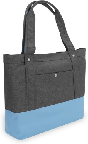 Everest Stylish Tablet Tote Bag, Charcoal, One Size,1002TB-CCA/BL