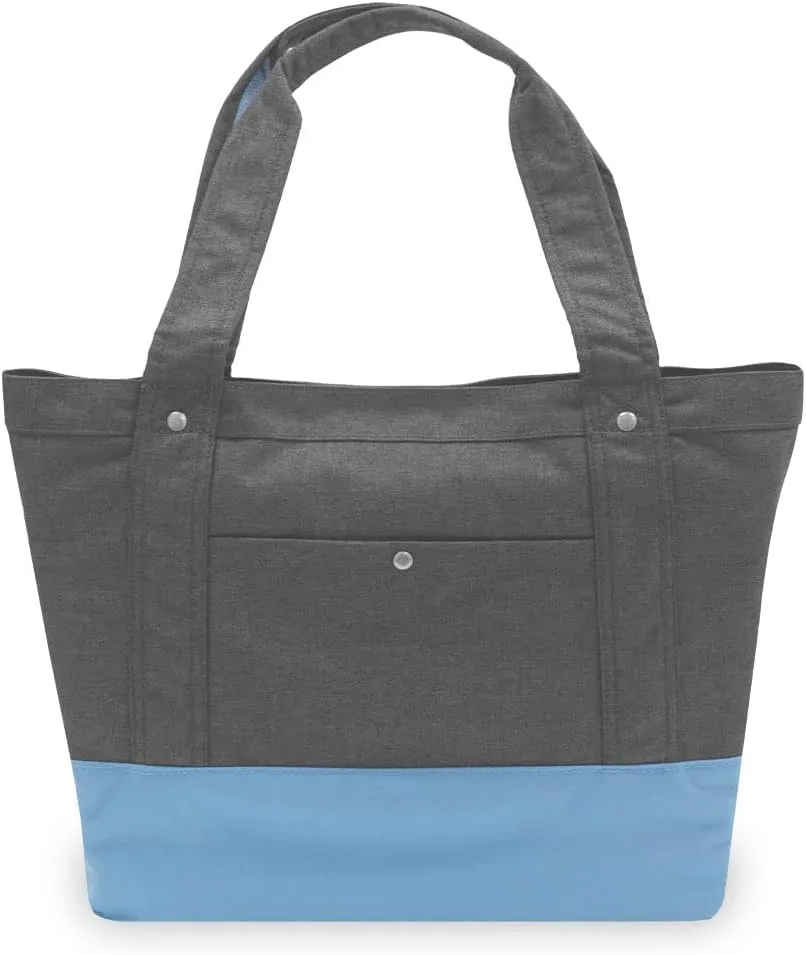 Everest Stylish Tablet Tote Bag, Charcoal, One Size,1002TB-CCA/BL