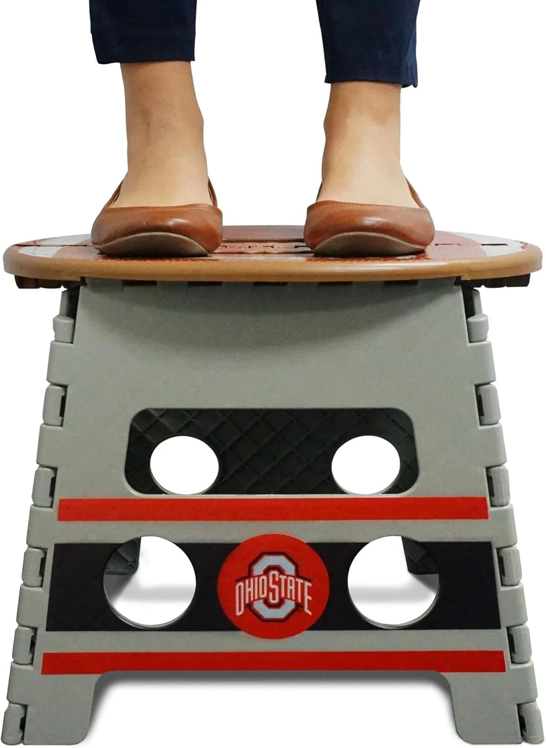 FANMATS NCAA Unisex-Adult Folding Step Stool