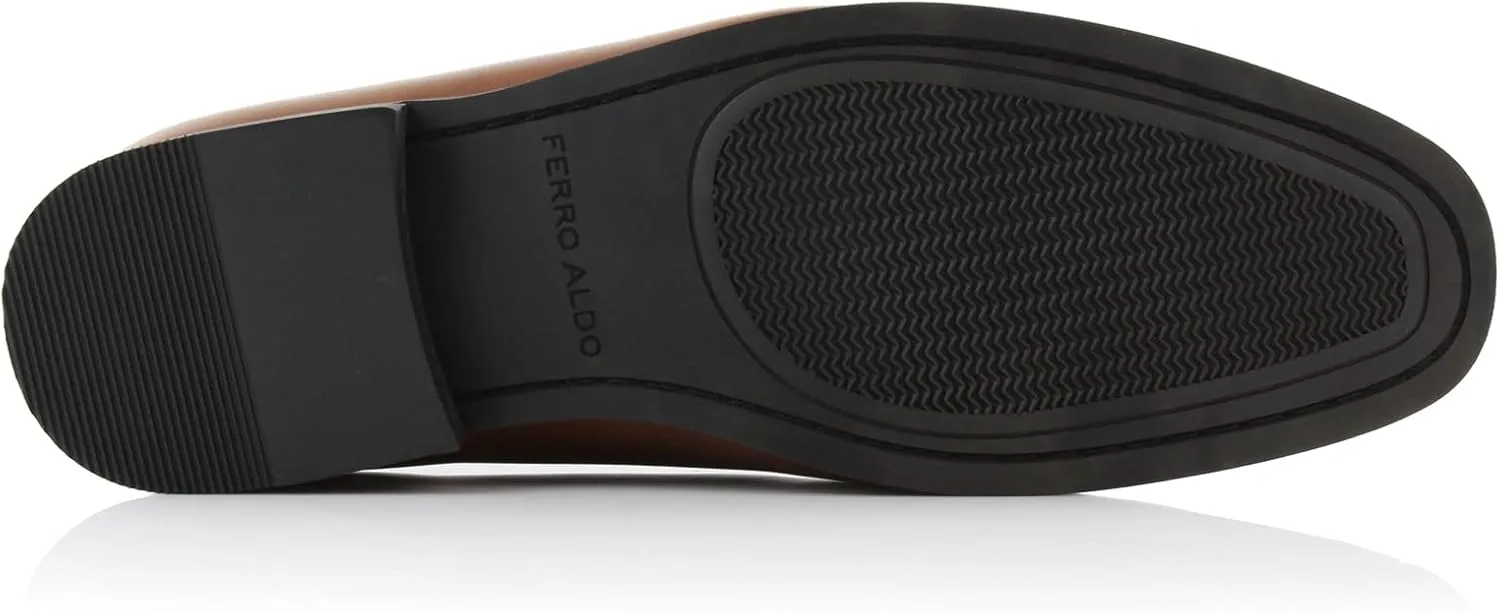 Ferro Aldo Dale MFA19703 Minimalist Slip-on Suede Penny Loafers