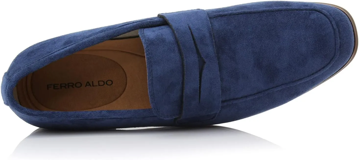 Ferro Aldo Dylan MFA19671 Classic Moc-Toe Penny Loafers for Men