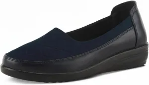 Flexus Spring Step Communa Loafers for Women - Quilted Slip-on Shoes with Padded Insole - Low Heel Ladies Casual Loafers