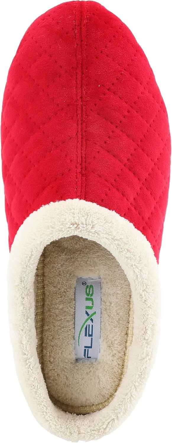 Flexus Spring Step Sleeper Indoor Slippers for Women - Ladies Everyday Wear Warm House Shoes - Women's Loafer for Indoor Use