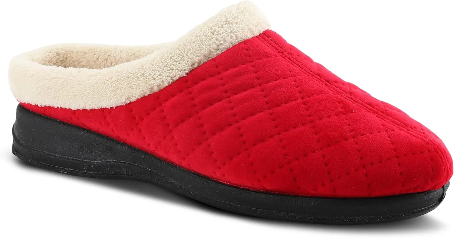 Flexus Spring Step Sleeper Indoor Slippers for Women - Ladies Everyday Wear Warm House Shoes - Women's Loafer for Indoor Use