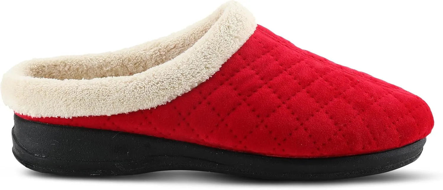 Flexus Spring Step Sleeper Indoor Slippers for Women - Ladies Everyday Wear Warm House Shoes - Women's Loafer for Indoor Use