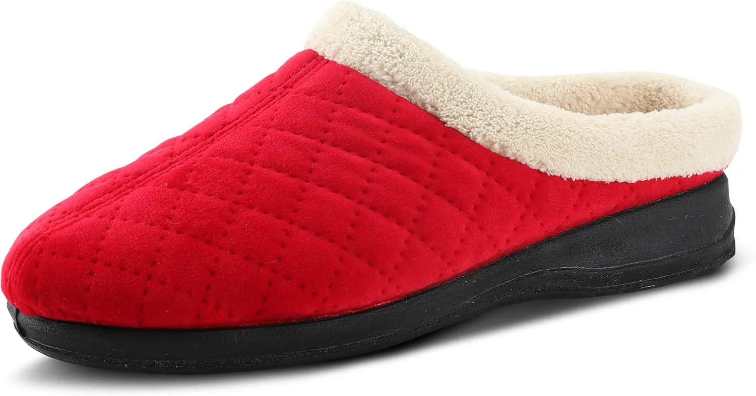 Flexus Spring Step Sleeper Indoor Slippers for Women - Ladies Everyday Wear Warm House Shoes - Women's Loafer for Indoor Use