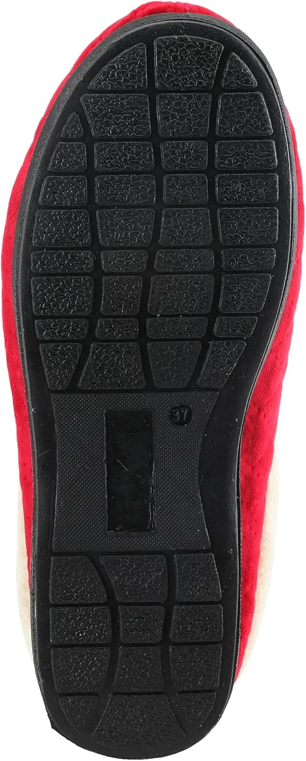 Flexus Spring Step Sleeper Indoor Slippers for Women - Ladies Everyday Wear Warm House Shoes - Women's Loafer for Indoor Use