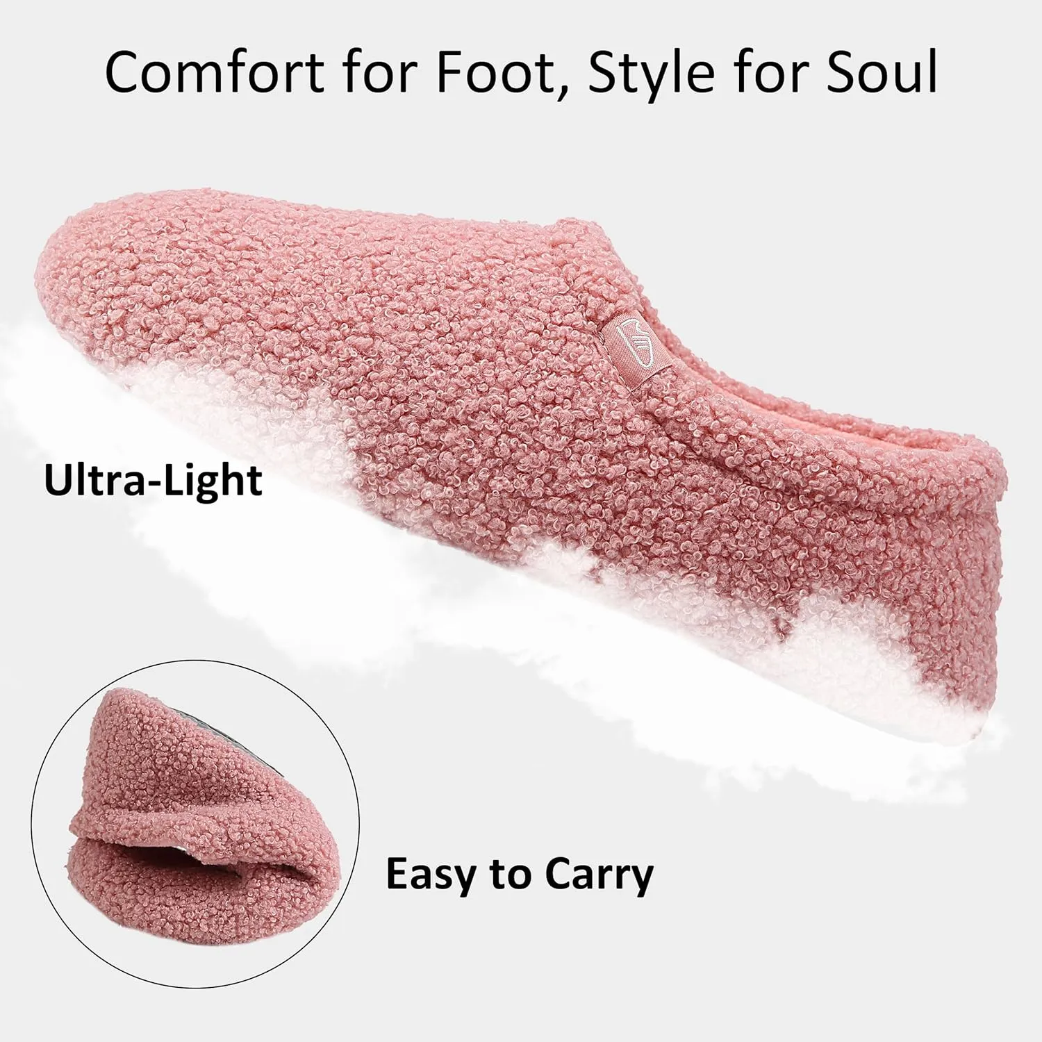 Forfoot House Slippers, Memory Foam Slippers for Women, Slippers for Women Indoor, Womens House Shoes