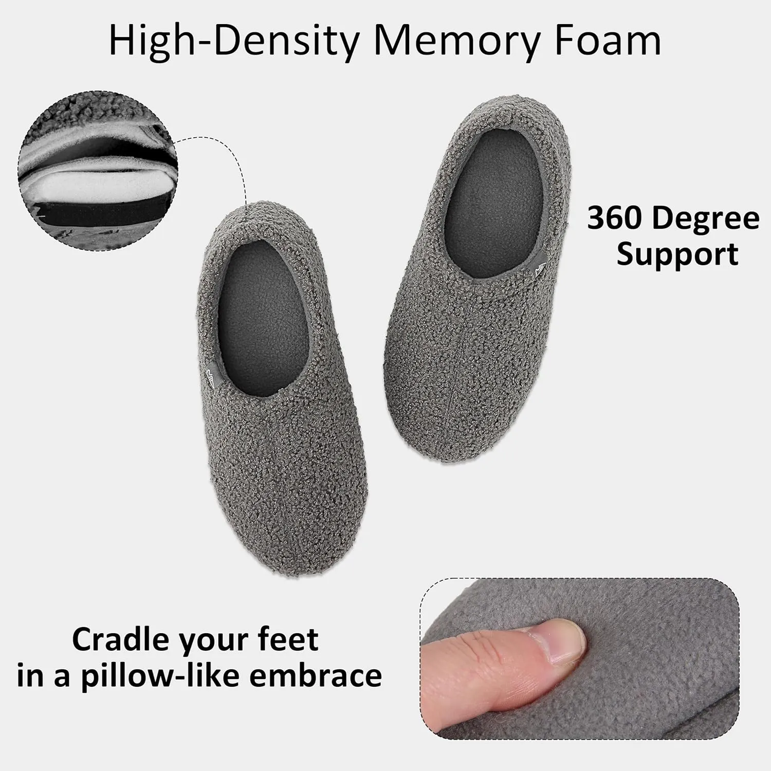 Forfoot House Slippers, Memory Foam Slippers for Women, Slippers for Women Indoor, Womens House Shoes