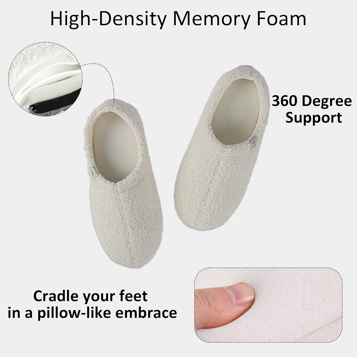 Forfoot House Slippers, Memory Foam Slippers for Women, Slippers for Women Indoor, Womens House Shoes
