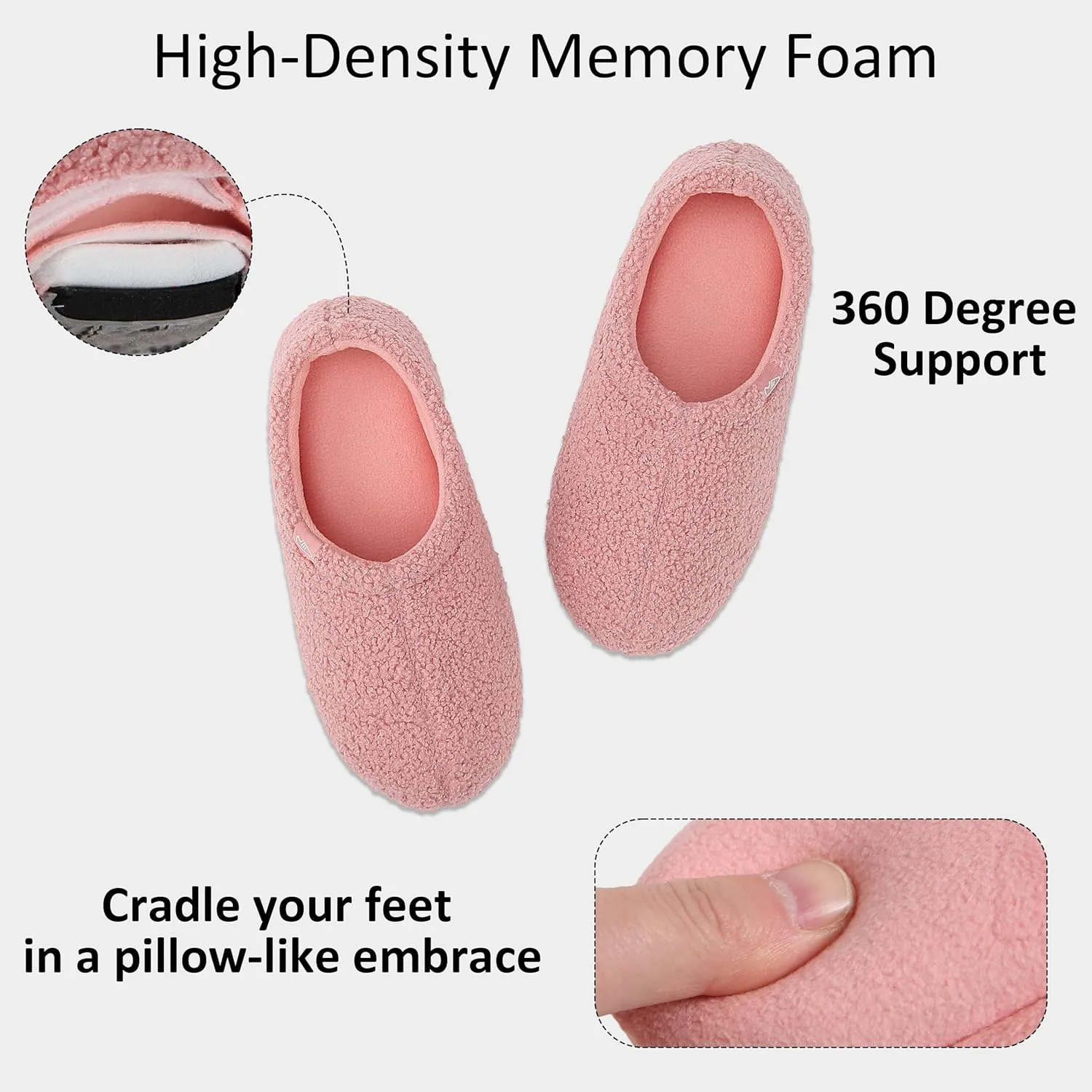 Forfoot House Slippers, Memory Foam Slippers for Women, Slippers for Women Indoor, Womens House Shoes