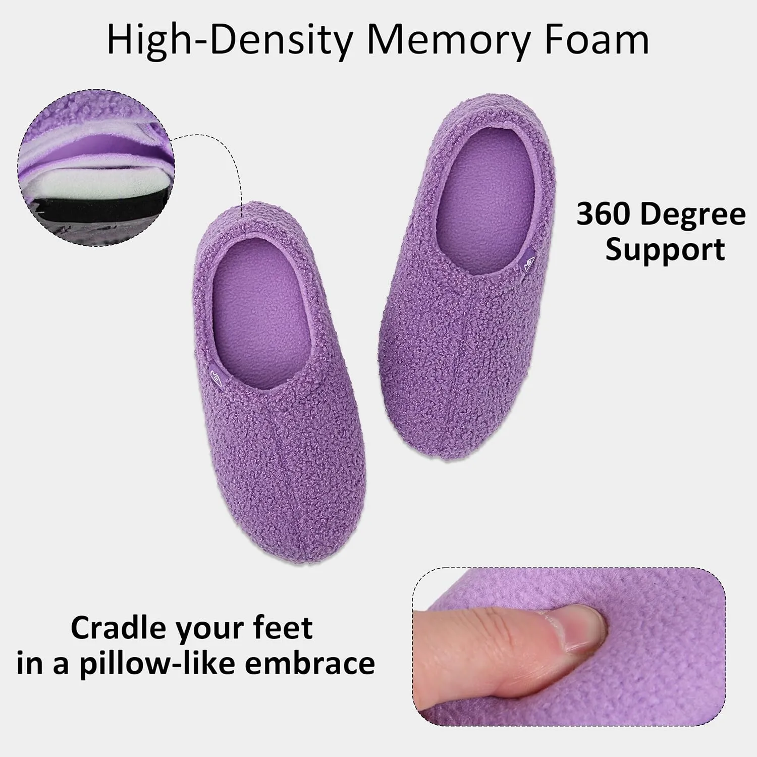 Forfoot House Slippers, Memory Foam Slippers for Women, Slippers for Women Indoor, Womens House Shoes