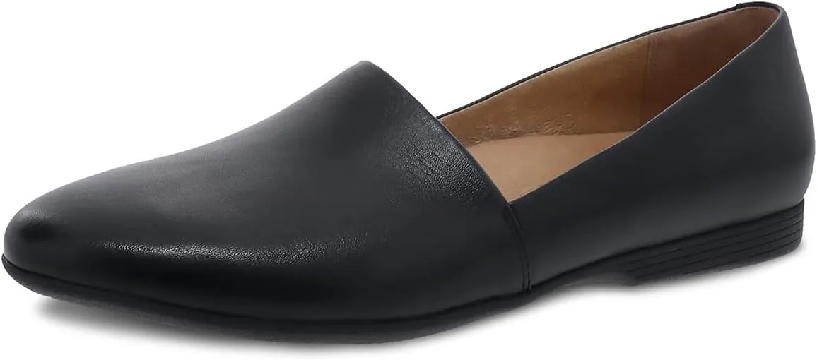 FOWT Women Fashion Closed Almond Toe Pumps Solid Color Loafer Flats Slip On Cozy Party Dress Office Shoes Size 4-16 US