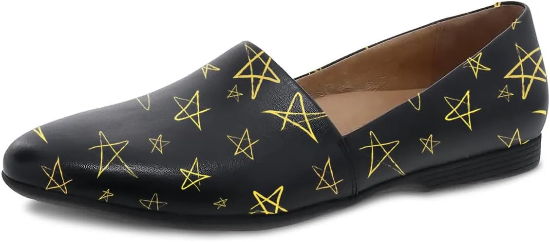 FOWT Women Fashion Closed Almond Toe Pumps Solid Color Loafer Flats Slip On Cozy Party Dress Office Shoes Size 4-16 US