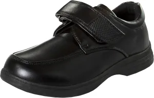 French Toast Boys Shoes - Kids Oxford School Uniform Loafer Church Dress Shoes Slip-On Faux-Leather (Toddler-Big Kid) (Black)