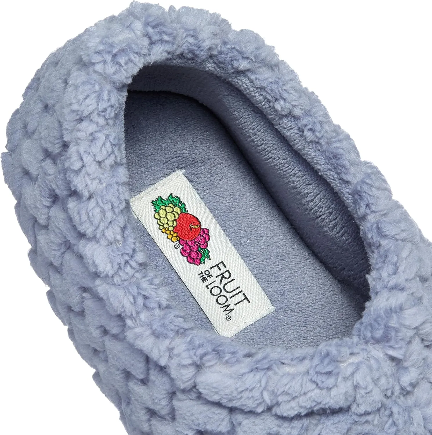 Fruit of the Loom House Slippers For Women, Memory Foam Insole, Indoor Outdoor, Comfy, Chevron
