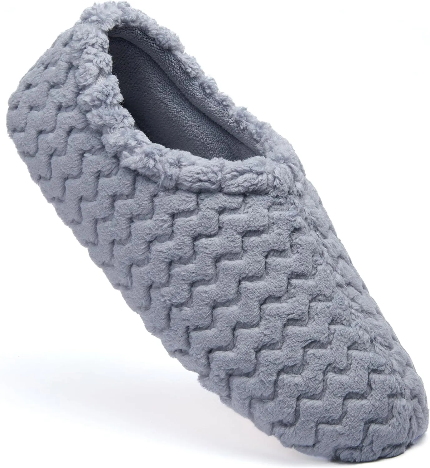 Fruit of the Loom House Slippers For Women, Memory Foam Insole, Indoor Outdoor, Comfy, Chevron