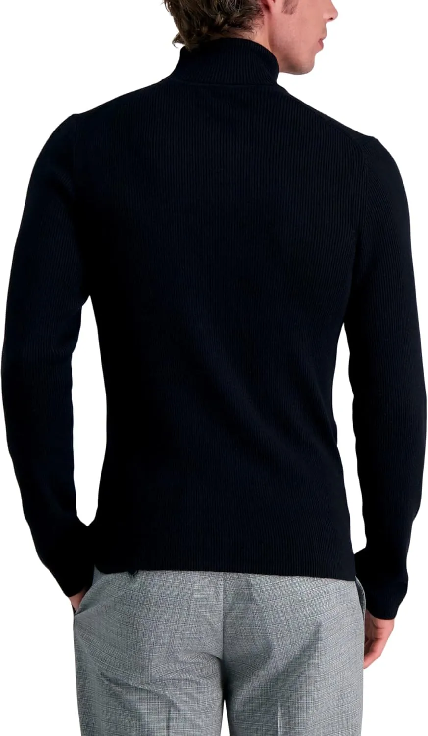 Haggar Mens Long Sleeve Turtleneck Sweater