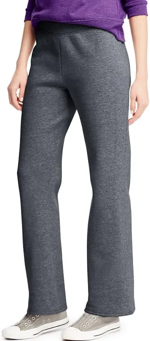 Hanes Women’s Sweatpants, ComfortSoft EcoSmart Open Leg Fleece Sweatpants