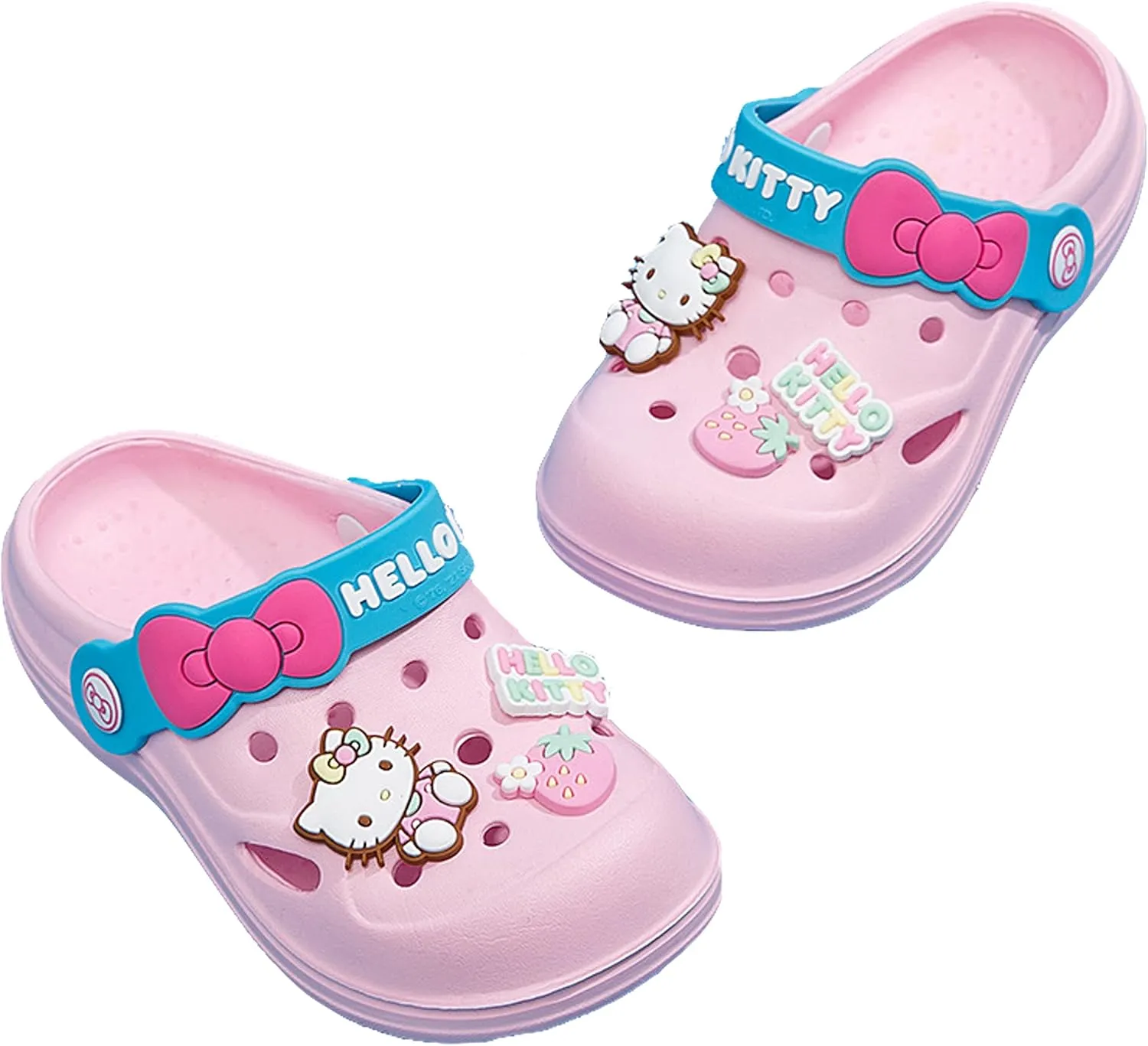 Hello Kitty Clogs Slip on Water Shoes Casual Summer for Girls Kids Children