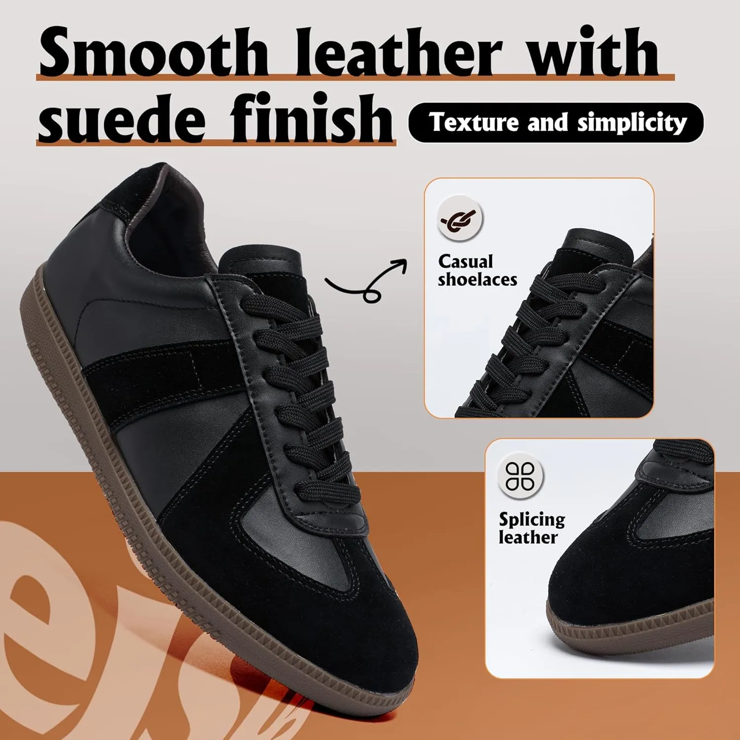 Hopelong Retro Tennis Shoes Trainers Skateboard Shoes Lace Up Sneakers Lightweight Comfort Walking Footwear for Women Men