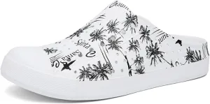 ihinzry Garden Clogs Mens Womens Backless Slip On Shoes Open Back Outdoor Slippers