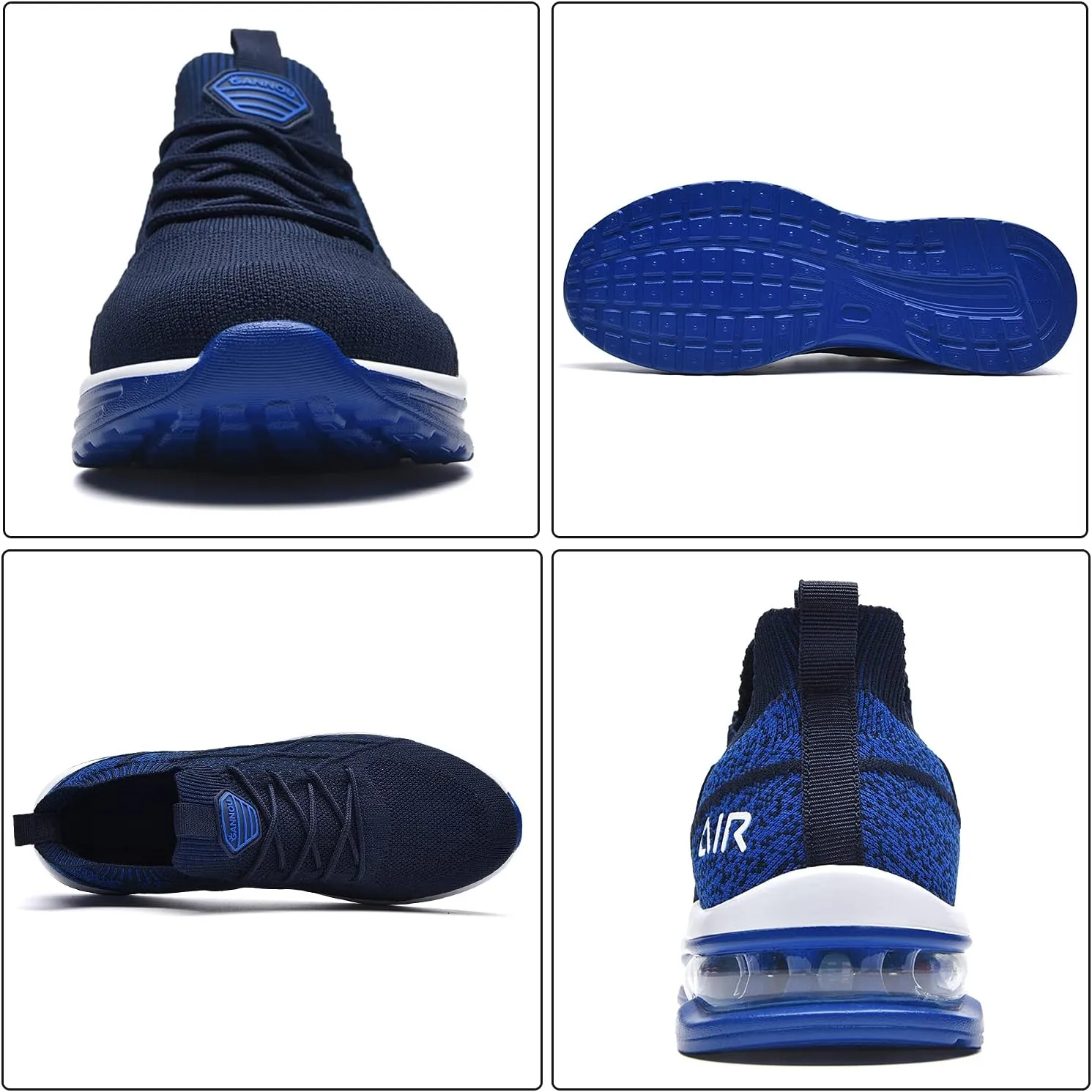 IIV Mens Air Running Shoes Casual Tennis Walking Athletic Gym Fashion Lightweight Slip On Sneakers
