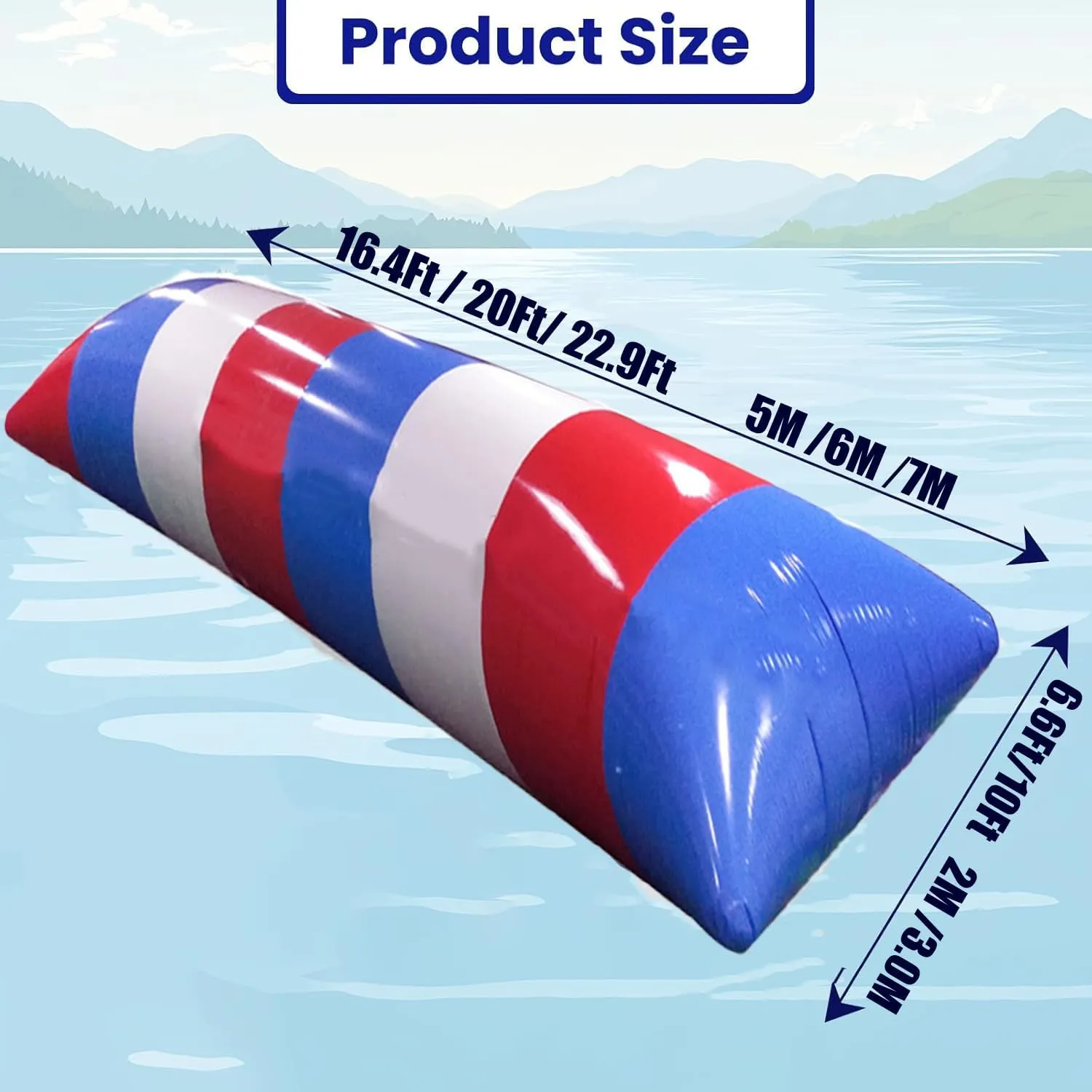 Inflatable Water Catapult, Launch Pad Blob for Jumping Drop Bag with Air Pump for Adults and Children