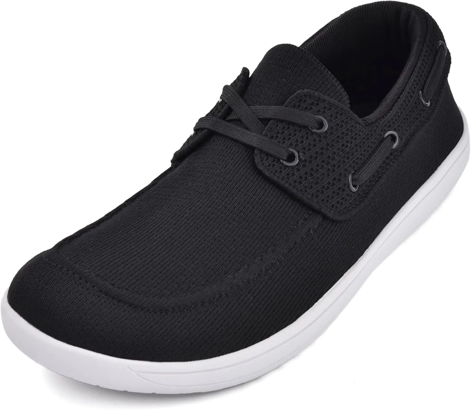JACKSHIBO Barefoot Shoes for Men Slip on Shoes Minimalist Walking Sneakers Wide Toe Box Zero Drop Sole