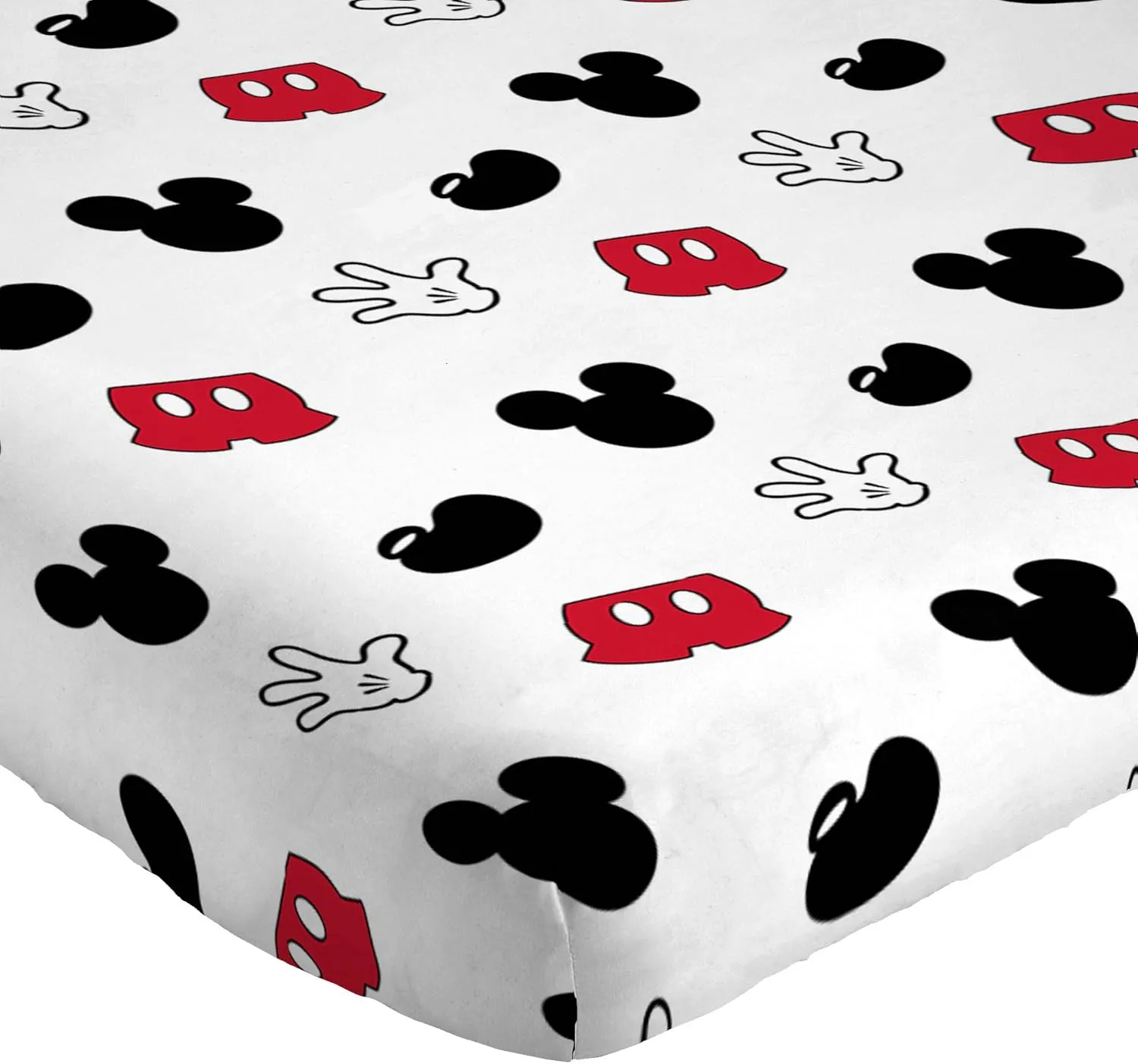 Jay Franco Disney Mickey Mouse Cute Faces Full Sheet Set - Super Soft and Cozy Kid’s Bedding - Fade Resistant Polyester Microfiber Sheets (Official Disney Product)