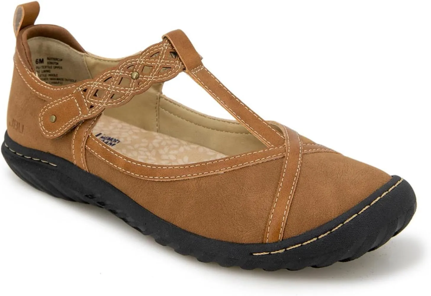 JBU Women's by Jambu, Buttercup Slip-On - Wide Width Tan