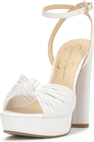 Jessica Simpson Womens Block Heel Ankle Strap