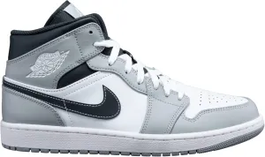 Jordan Mens Air 1 Mid 554724 078 Light Smoke Grey 2.0 - Size 9