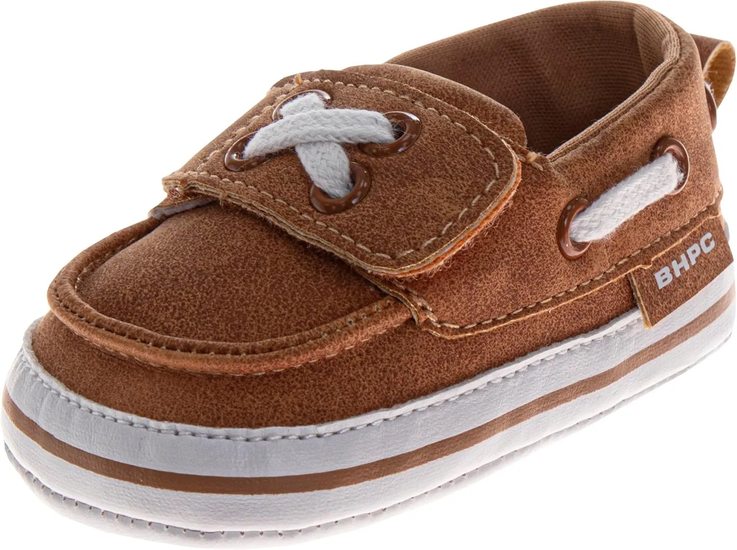 Josmo Baby Infant Loafer Shoes Slipon Closure - Lightweight Boat Shoe for Boys Newborn (Sizes: 2-4 Infants)