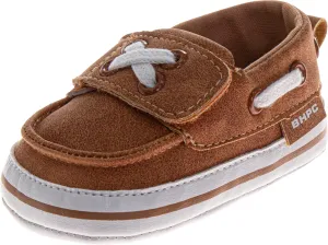 Josmo Baby Infant Loafer Shoes Slipon Closure - Lightweight Boat Shoe for Boys Newborn (Sizes: 2-4 Infants)