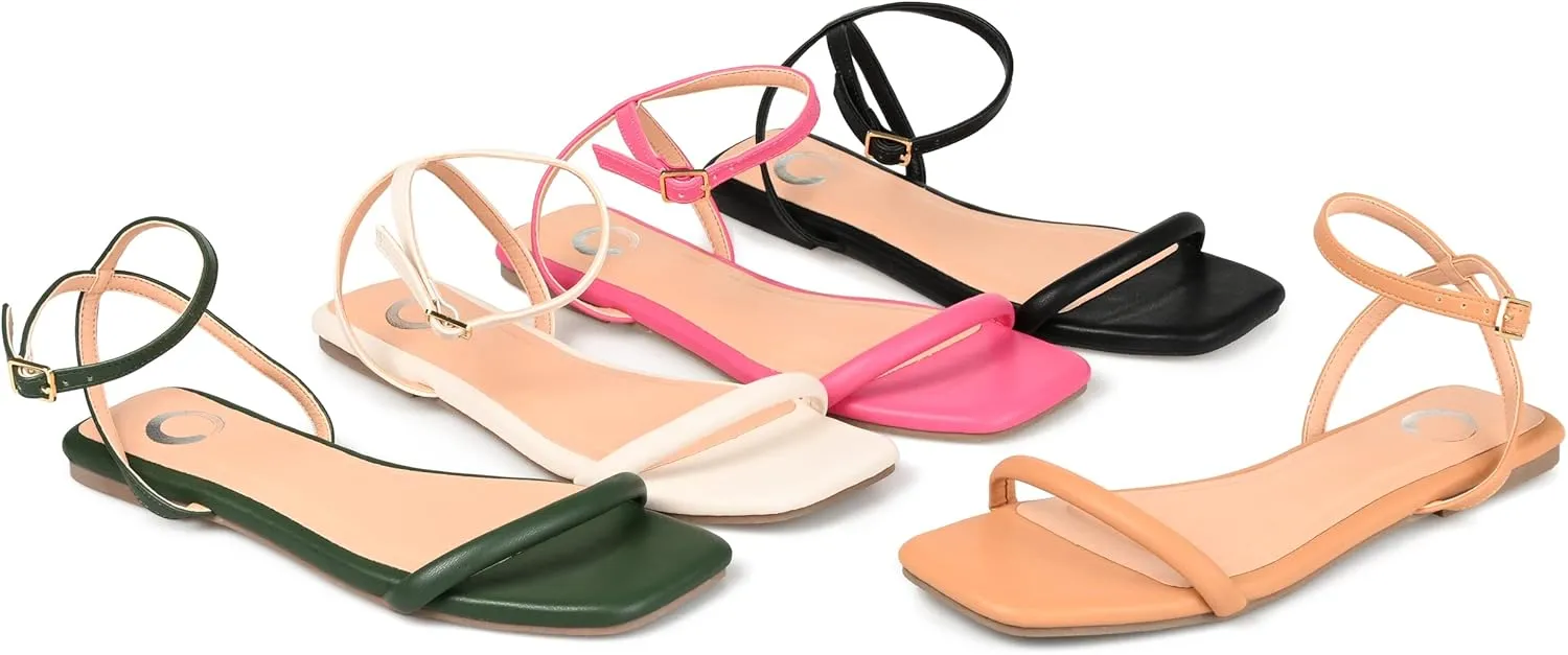 Journee Collection Women's Veena Flat Sandal