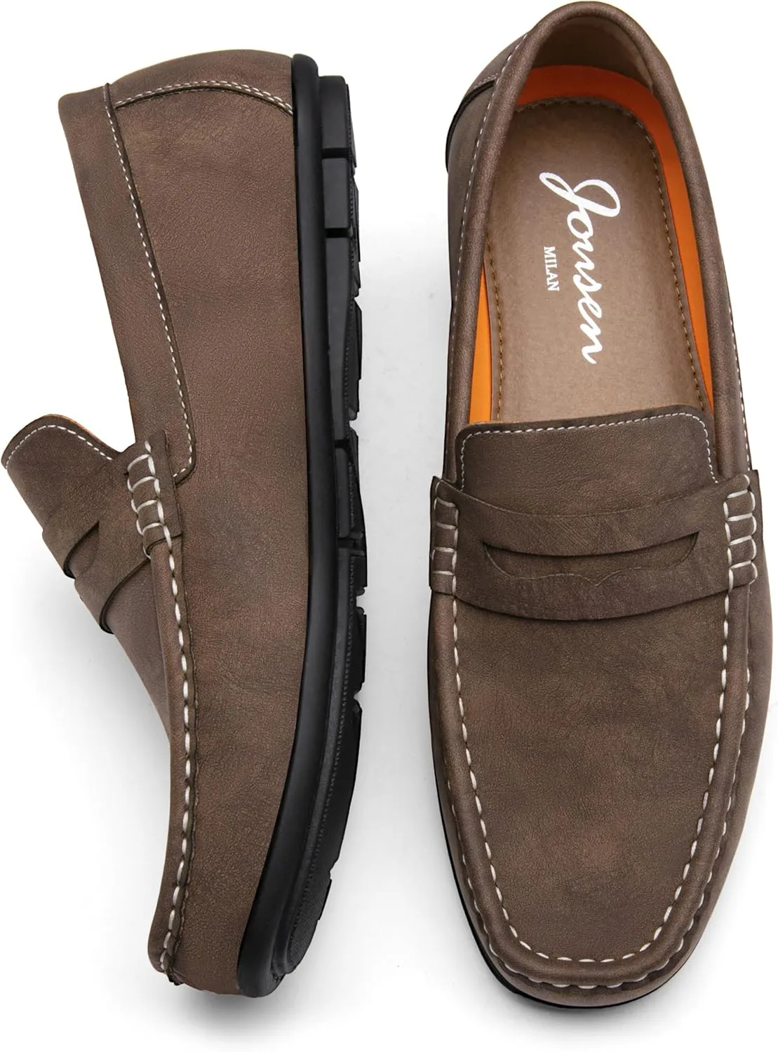 Jousen Men's Loafers Casual Penny Loafers for Men Slip On Driving Shoes